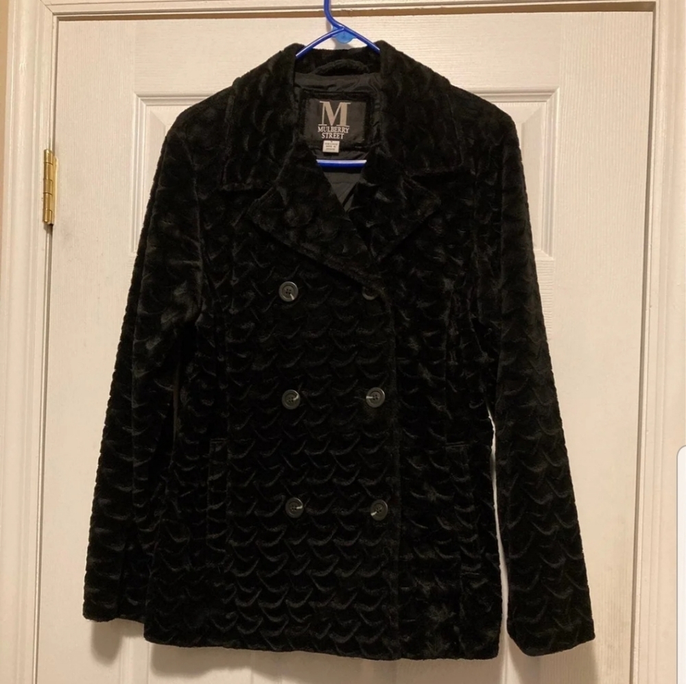 Black Bulberry Street Jacket